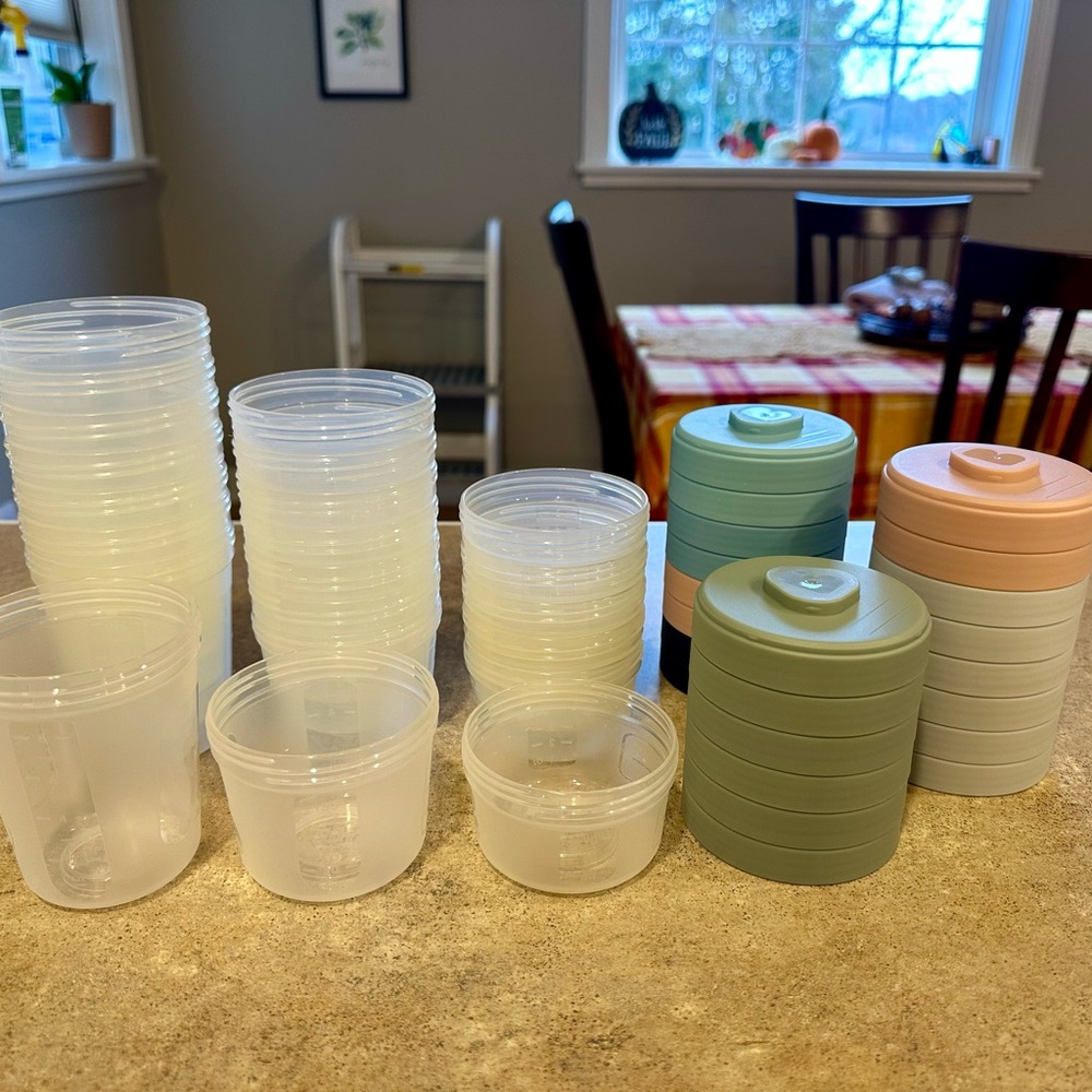 Beaba 22 Piece Clip Portion Containers & Lids